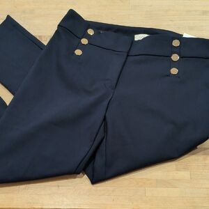NWT Loft Navy Blue Skinny Ankle Pants Size 8